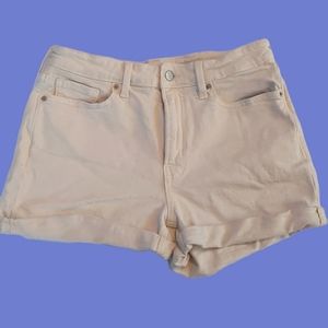 Old Navy O.G. Denim Shorts / Cream / Size 10